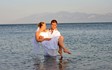 Lidia's and Stanislav's symbolic beach wedding 
