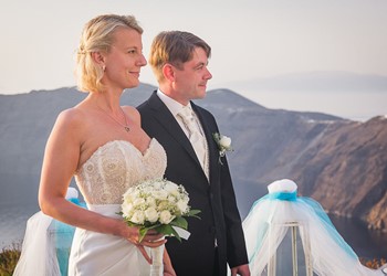 Svetlana's and Alexander's  wedding ceremony at Avaton Resort