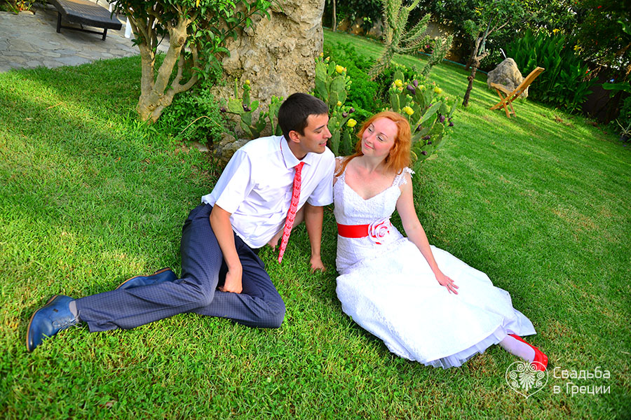 Irina's  and Roman's wedding ceremony on Rhodes 