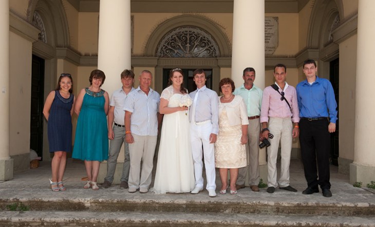 civil wedding ceremony on Corfu 
