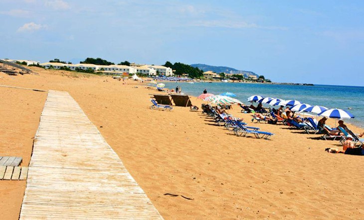 Corfu, Symbolic  ceremony, Issos Beach 