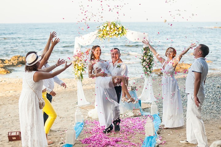 A wedding by the sea on the island of Crete, Crete