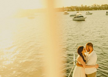 A wedding on a yacht on the island of Corfu