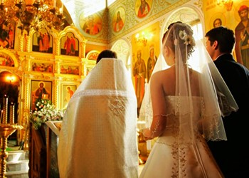 A wedding in the Church of Agia Mavra