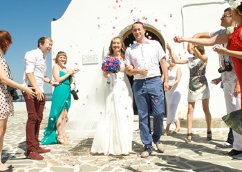 Венчание в церкви на Родосе