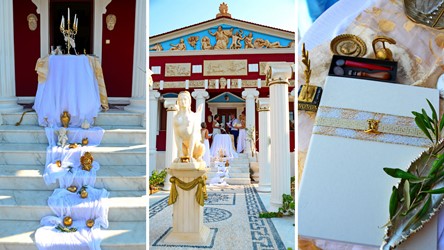 A civil wedding in the hotel on Crete
