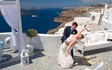 Wedding ceremony of Iordan and Elitsa on Santorini 