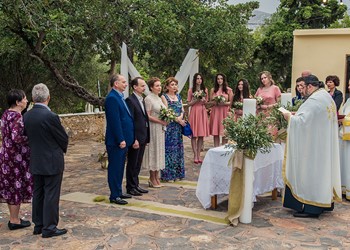 Orthodox wedding of Alexandr and Irina on Crete