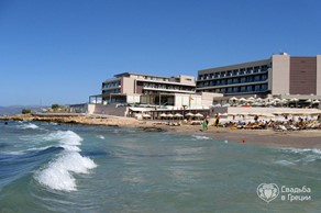 Crete, Symbolic  ceremony, Beach of Aktia Lounge Hotel